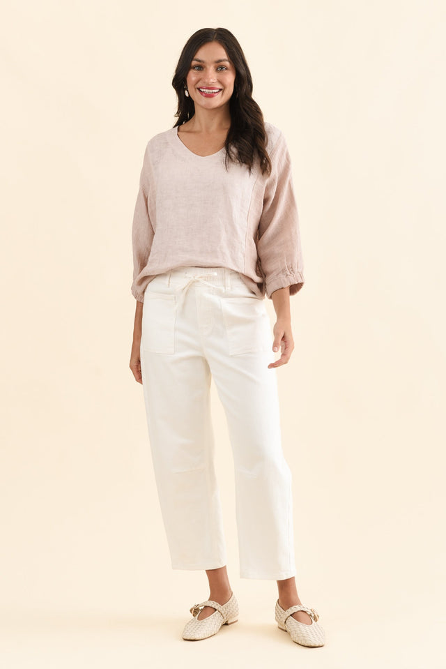 BB Barrel White Jeans banner image
