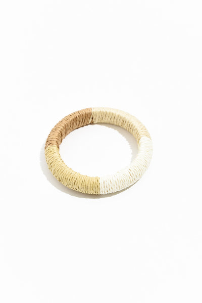 Barbados Natural Woven Bangle
