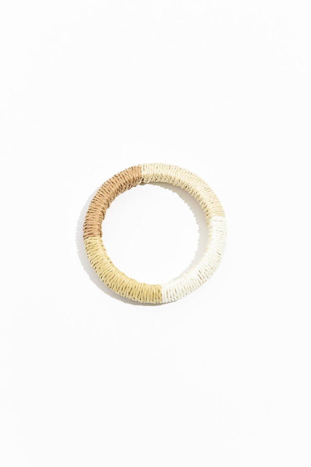 Barbados Natural Woven Bangle