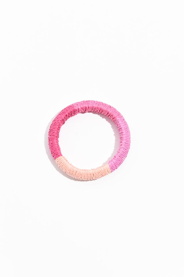 Barbados Pink Woven Bangle
