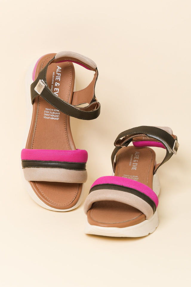 Batman Pink Mesh Velcro Sandal