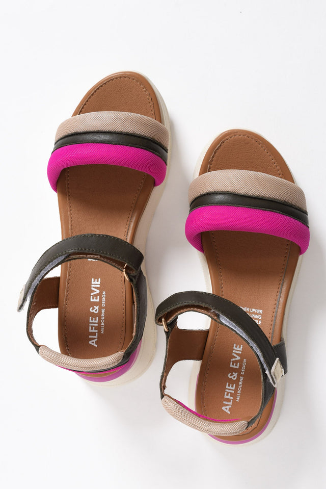 Batman Pink Mesh Velcro Sandal