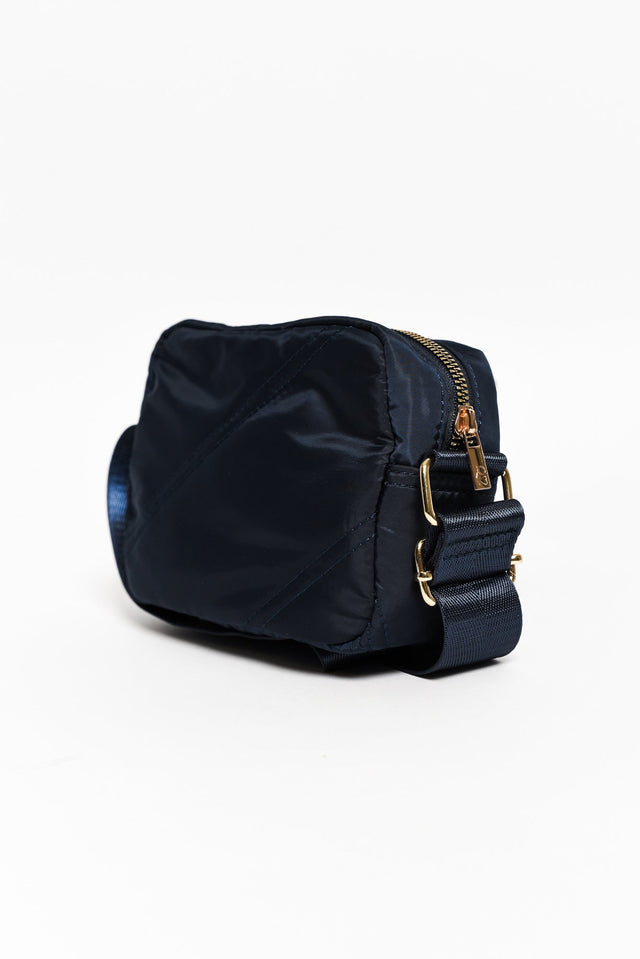 Bea Navy Quilted Crossbody Bag image 2