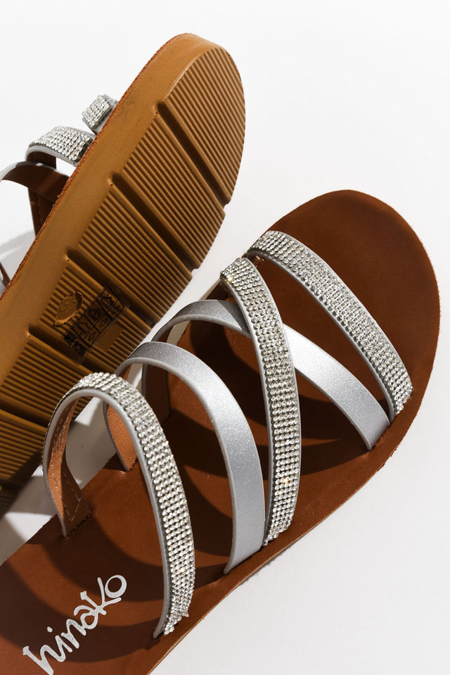 Bedarra Silver Diamante Slide image 4