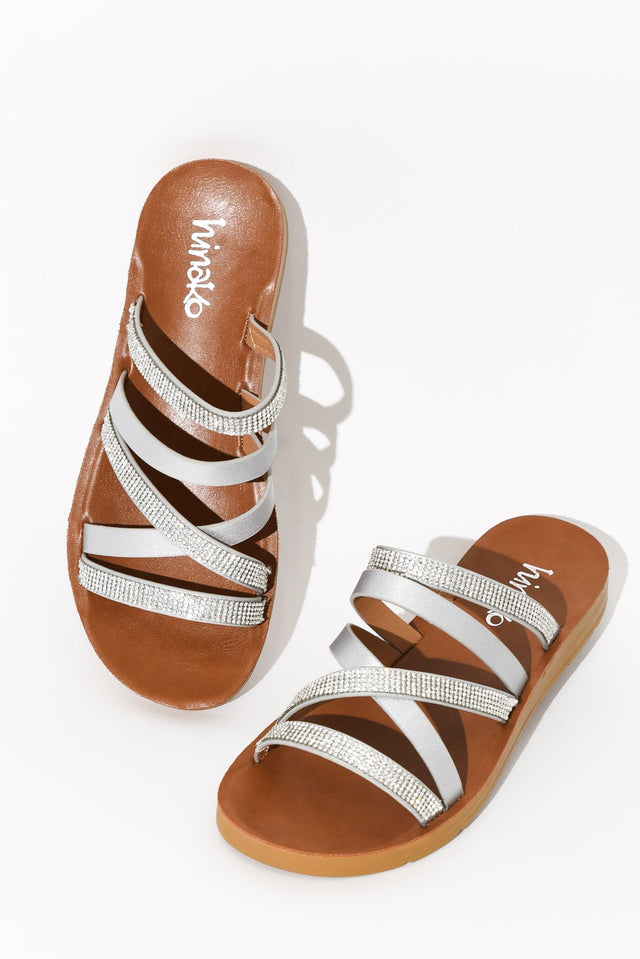 Bedarra Silver Diamante Slide image 3