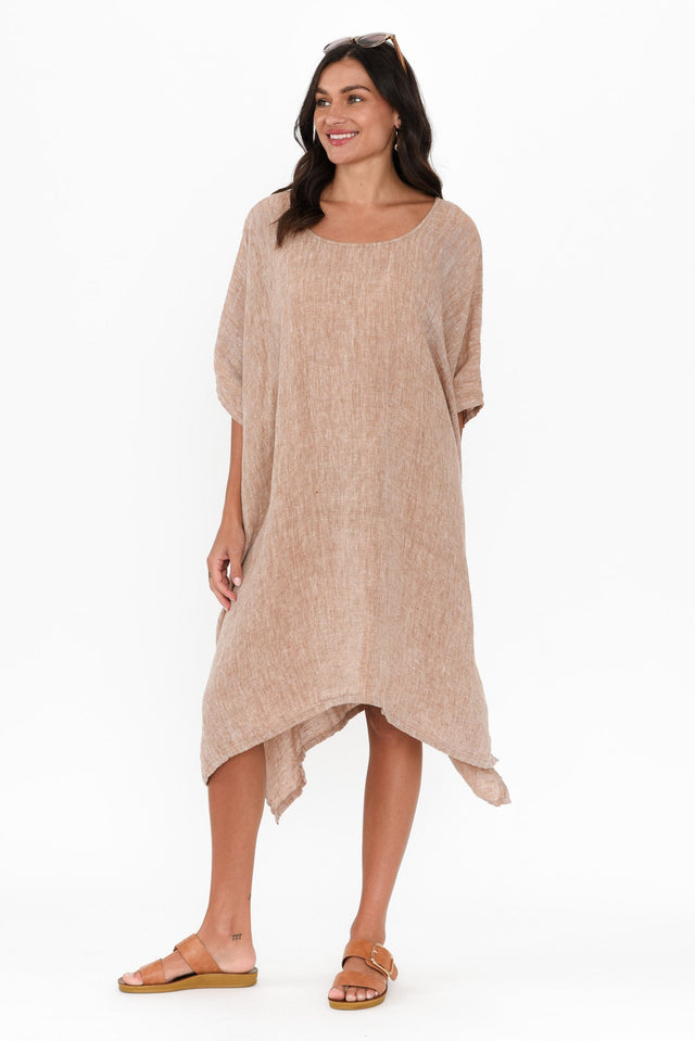 Belize Rust Linen Kaftan image 8