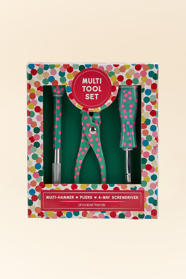 Green Confetti Tools Set