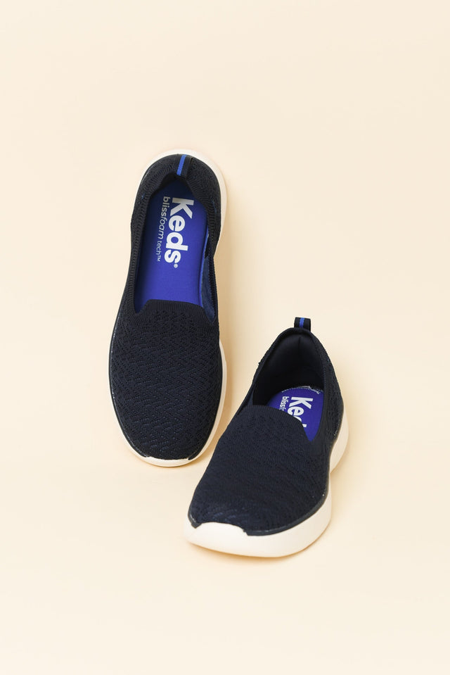 Bliss Walk Navy Knit Loafer