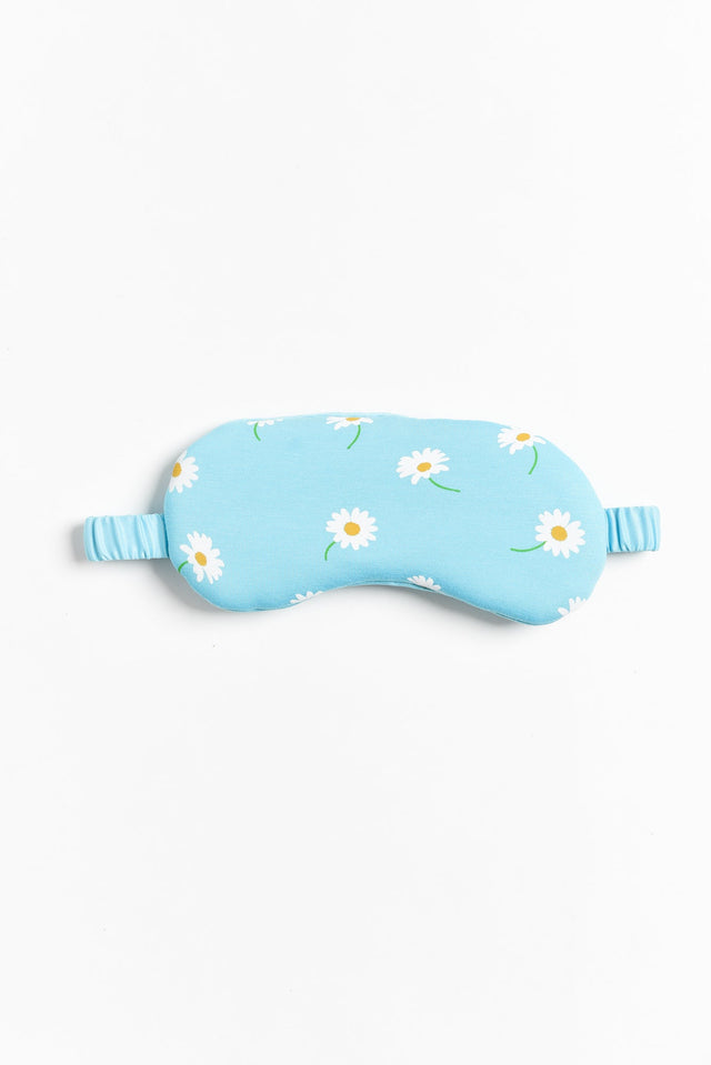 Blue Daisy Bamboo Sleep Mask