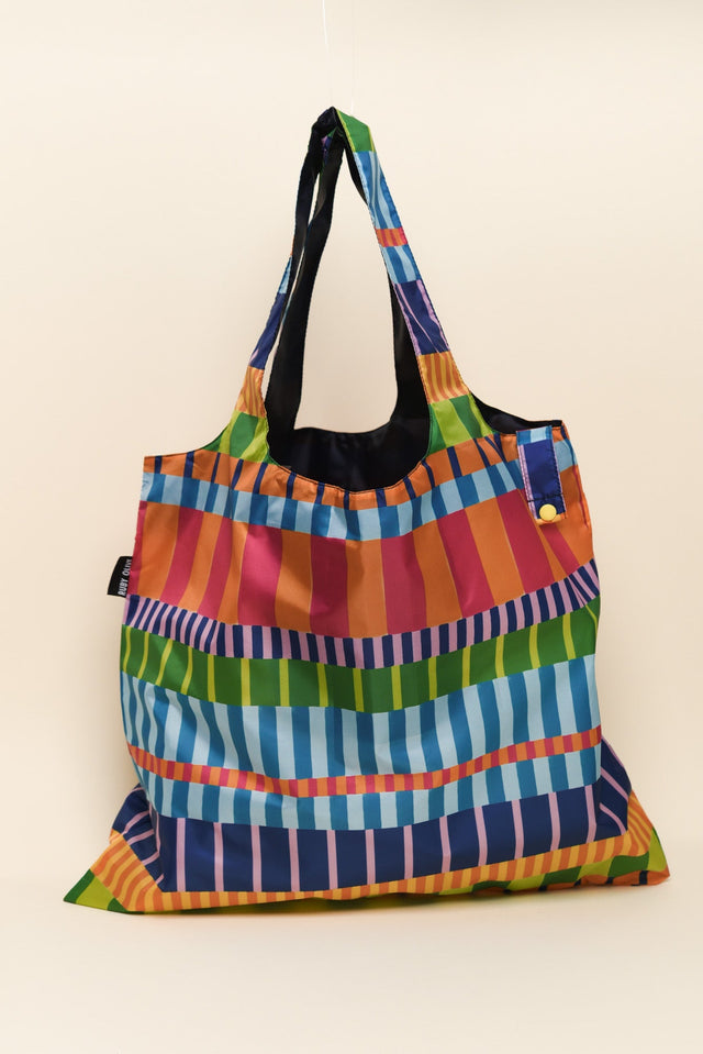 Blue Geo Reuseable Shopping Bag