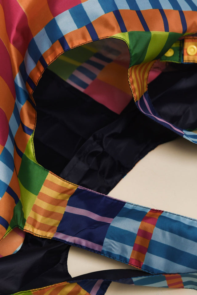 Blue Geo Reuseable Shopping Bag image 3