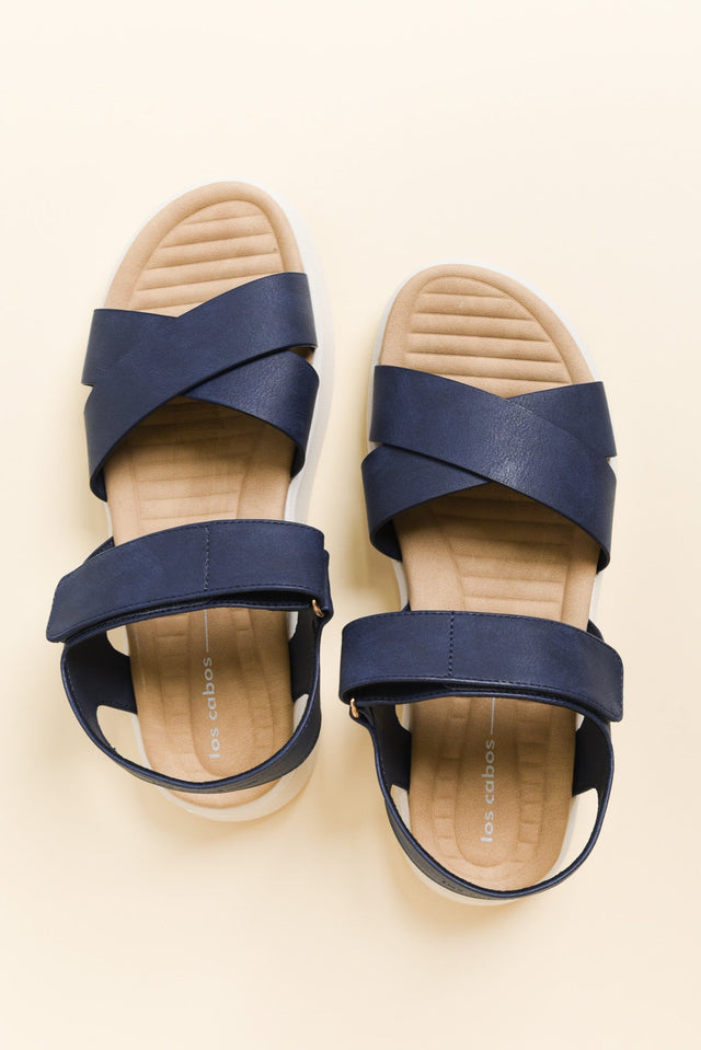 Brasilia Navy Platform Sandal image 4