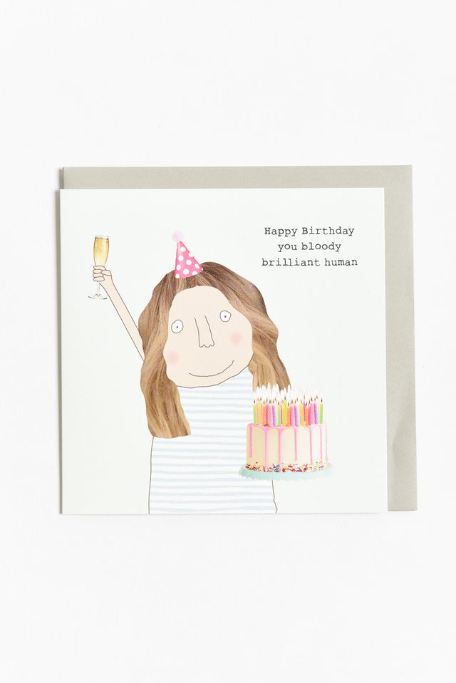 Brilliant Human Birthday Card