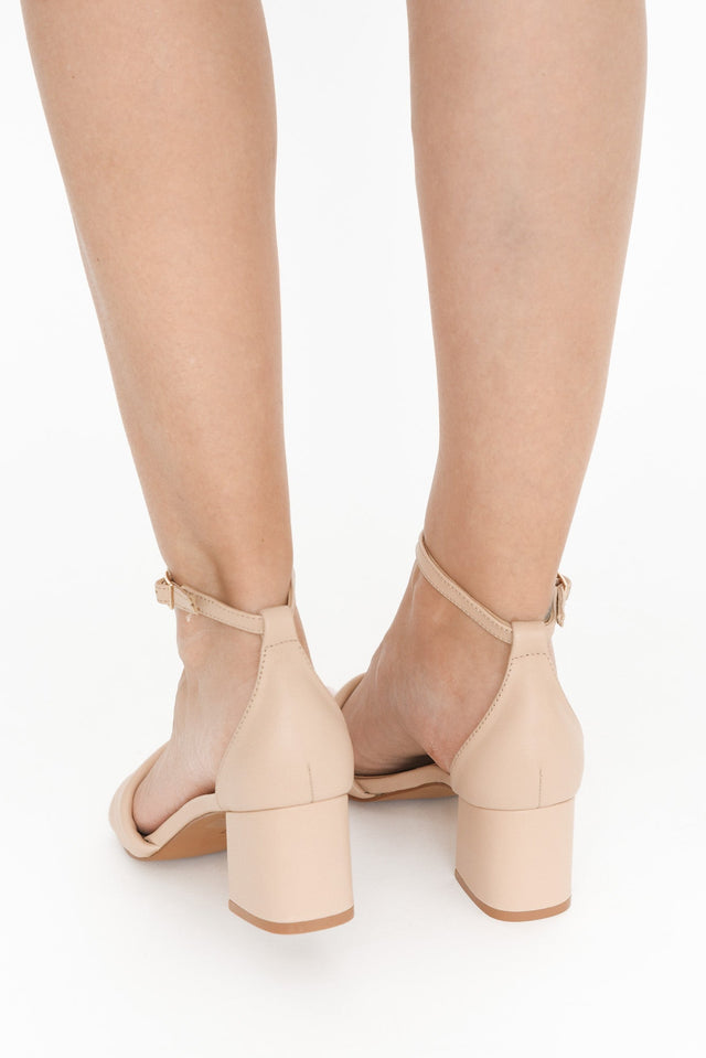 Britt Nude Leather Heel image 7