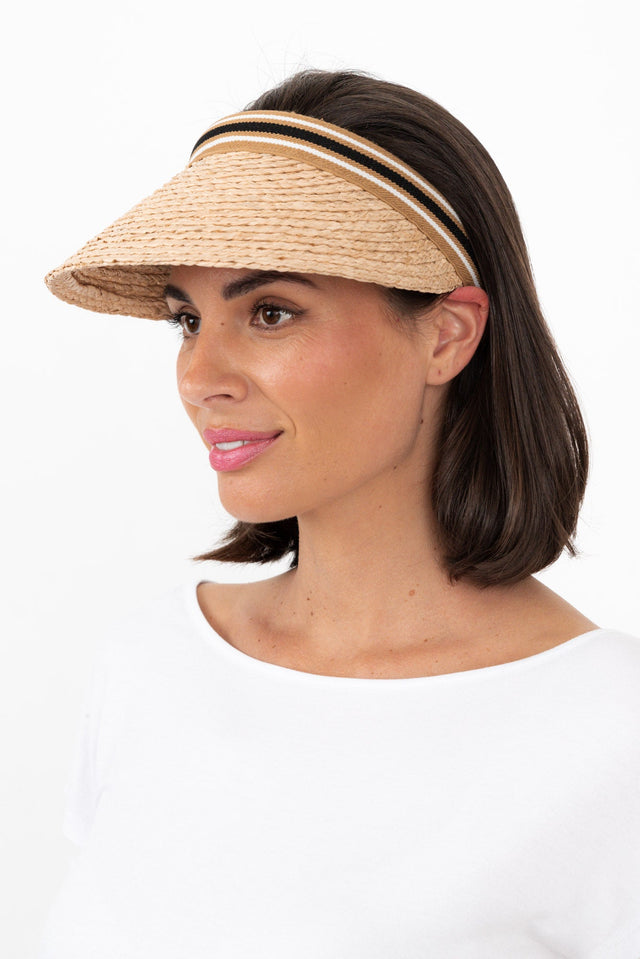 Cabarita Natural Raffia Visor