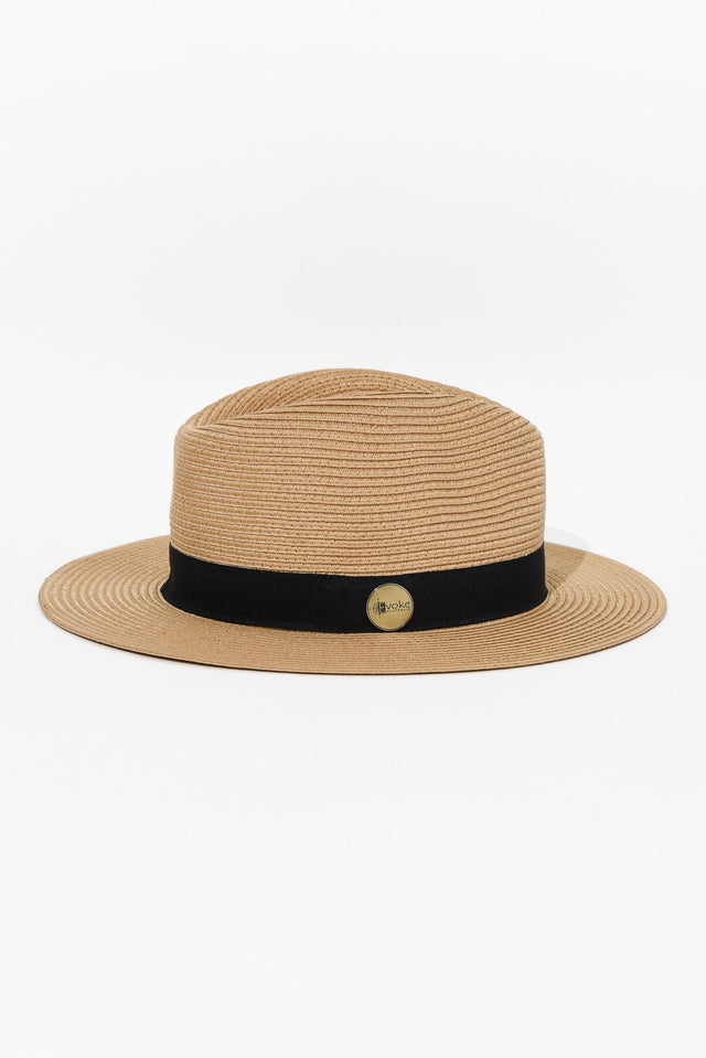 Caramel Wide Brim Travel Fedora image 5