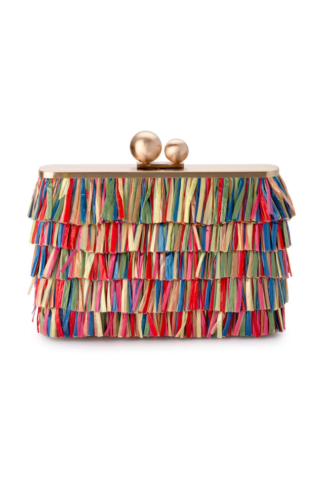 Carlita Multi Fringe Clutch image 1