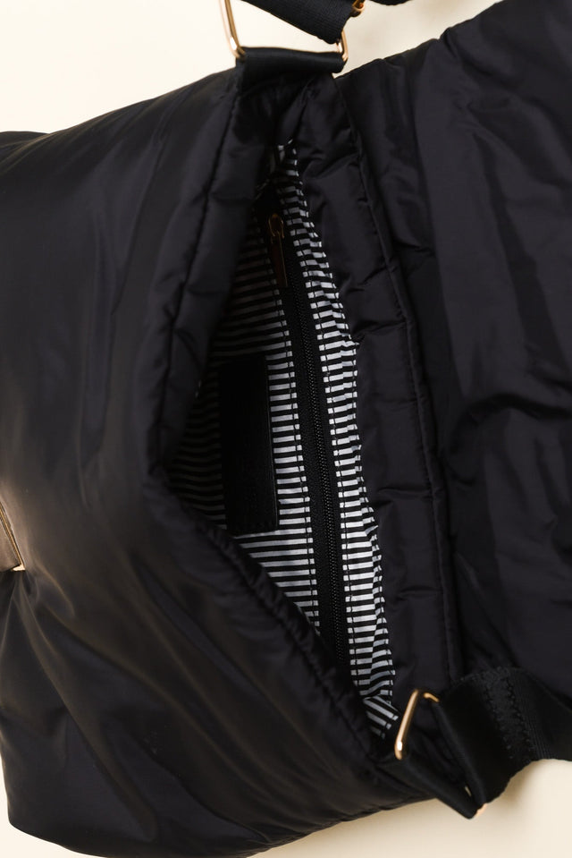 Casa Black Puffer Crossbody Bag image 3