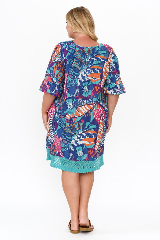 Cayman Blue Paradise Cotton Tunic Dress image 12