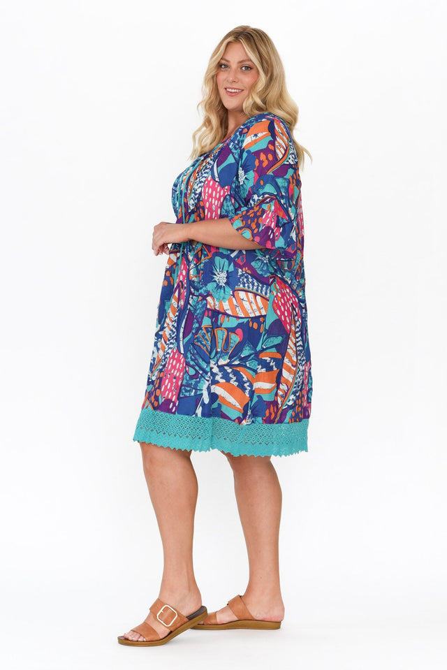 Cayman Blue Paradise Cotton Tunic Dress image 11