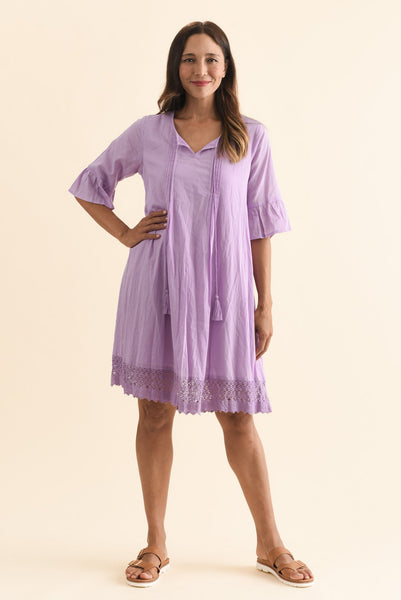 Cayman Red Sea Cotton Tunic Dress