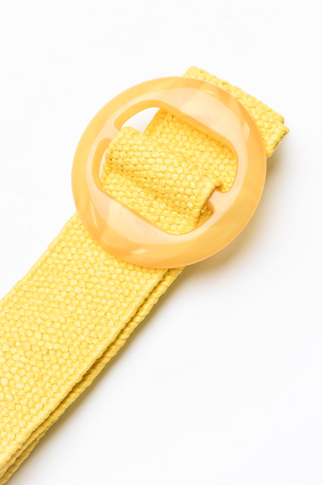 Charity Yellow Resin Summer Belt image 1