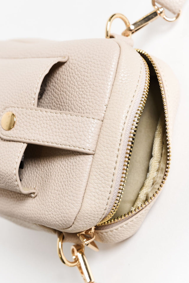 Charlie Nude Crossbody Bag