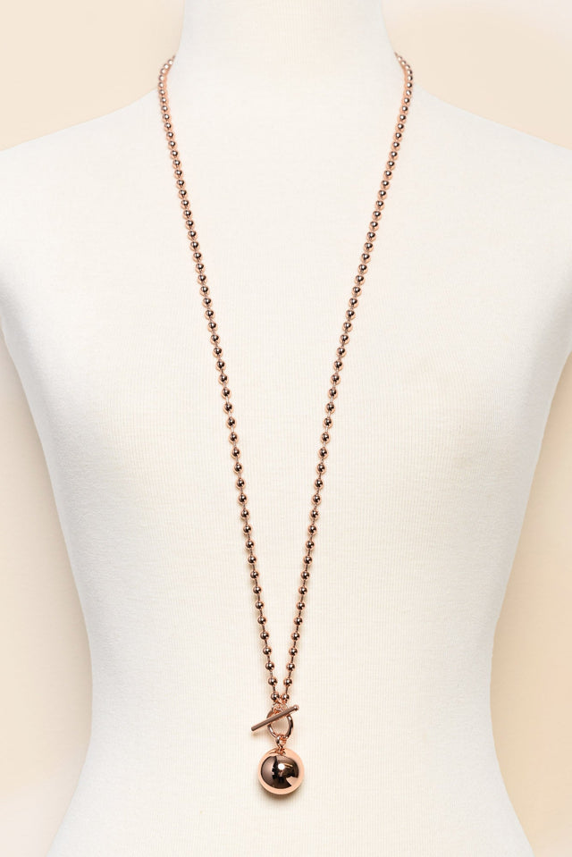 Chelsea Rose Gold Pendant Necklace