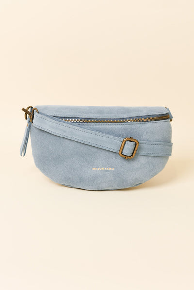 Christine Blue Leather Bumbag