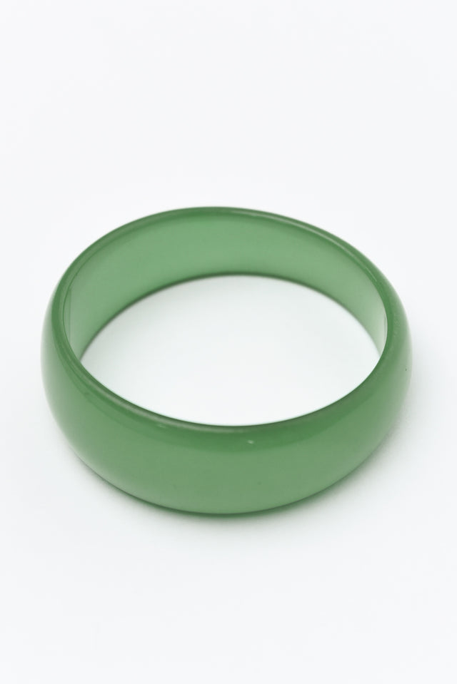 Cierra Green Asymmetric Bangle