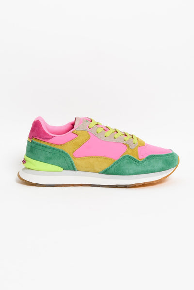 City Pink Multi Leather Sneaker
