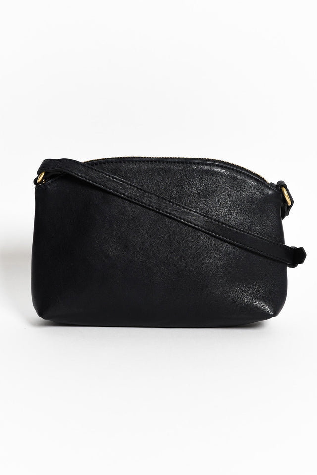 Cleo Black Leather Crossbody Bag image 1