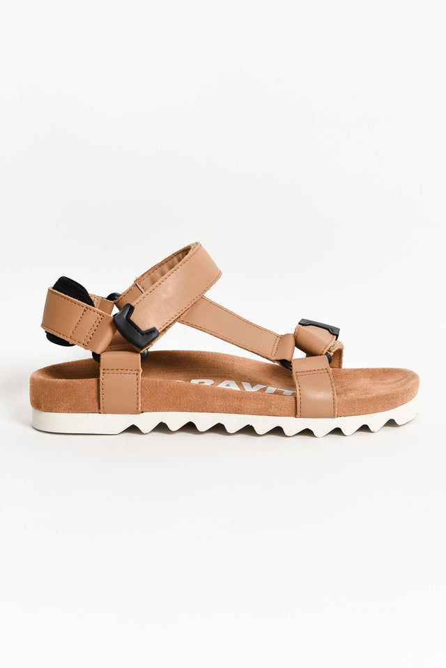 Cohen Tan Leather Velcro Sandal image 3