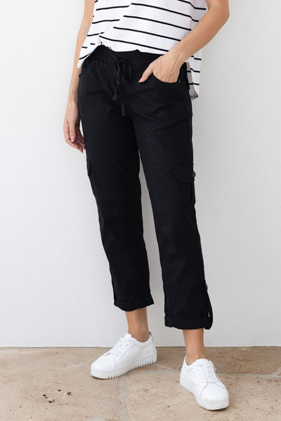 Colette Black Cargo Pants