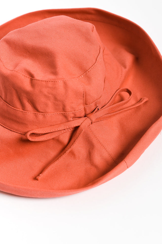 Coogee Rust Cotton Upturn Hat