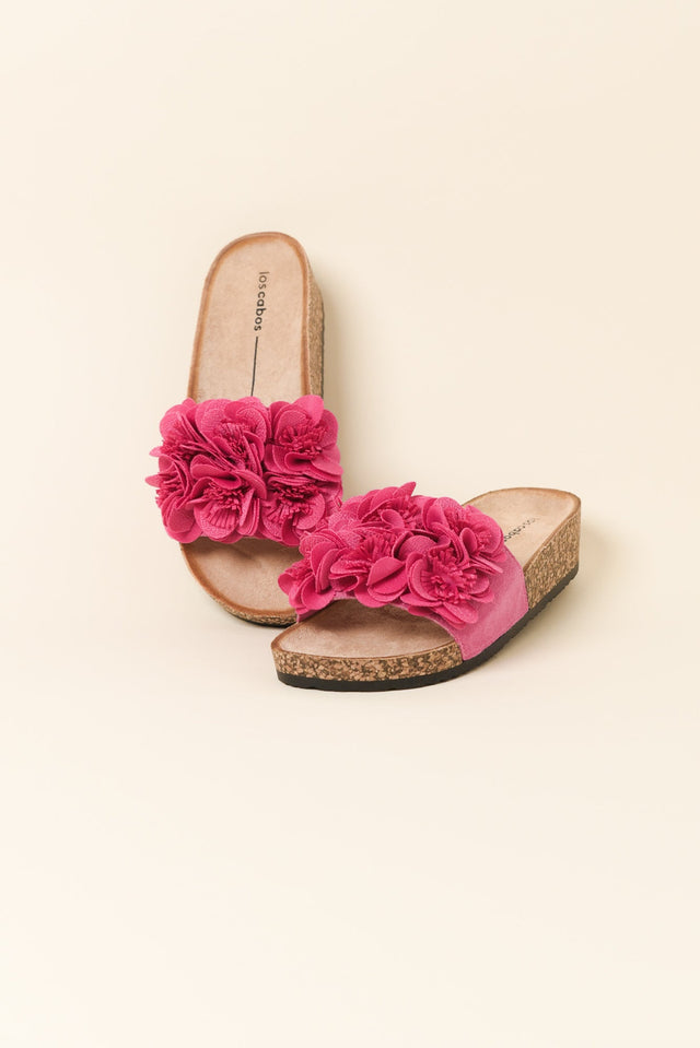 Corsage Hot Pink Flower Slide image 3