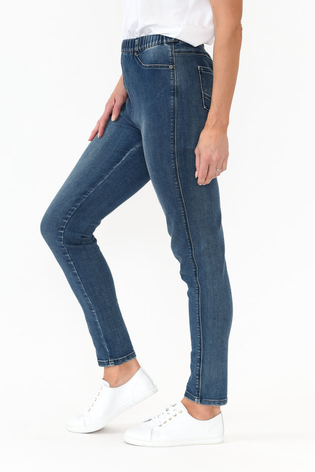 Courtney Dark Denim Stretch Jeans image 6