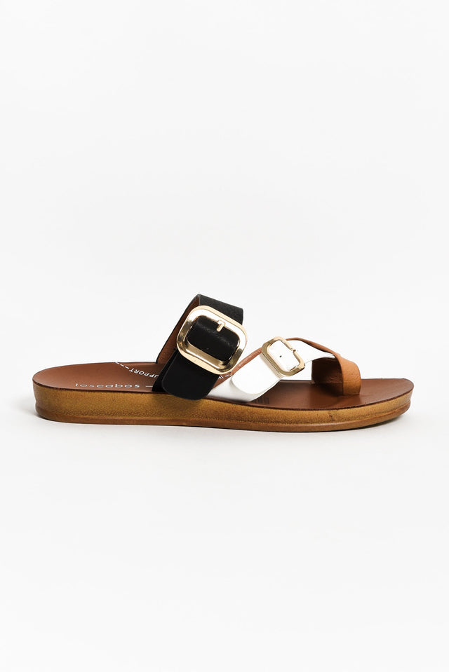 Dany Black Splice Buckle Slide