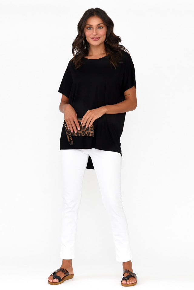 Danya Black Bamboo Top