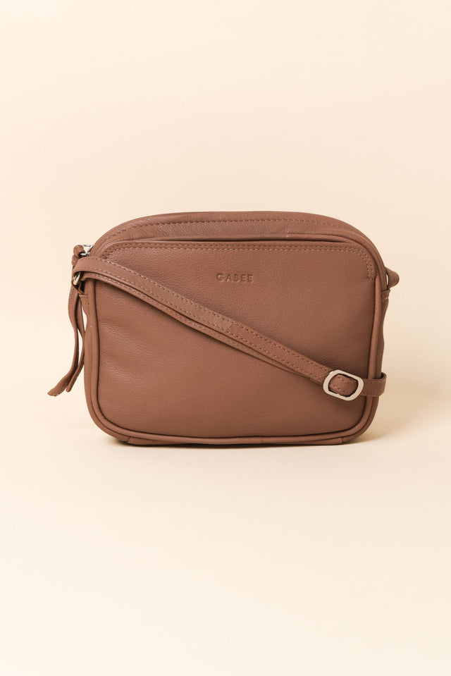 Darcy Chocolate Leather Crossbody Bag