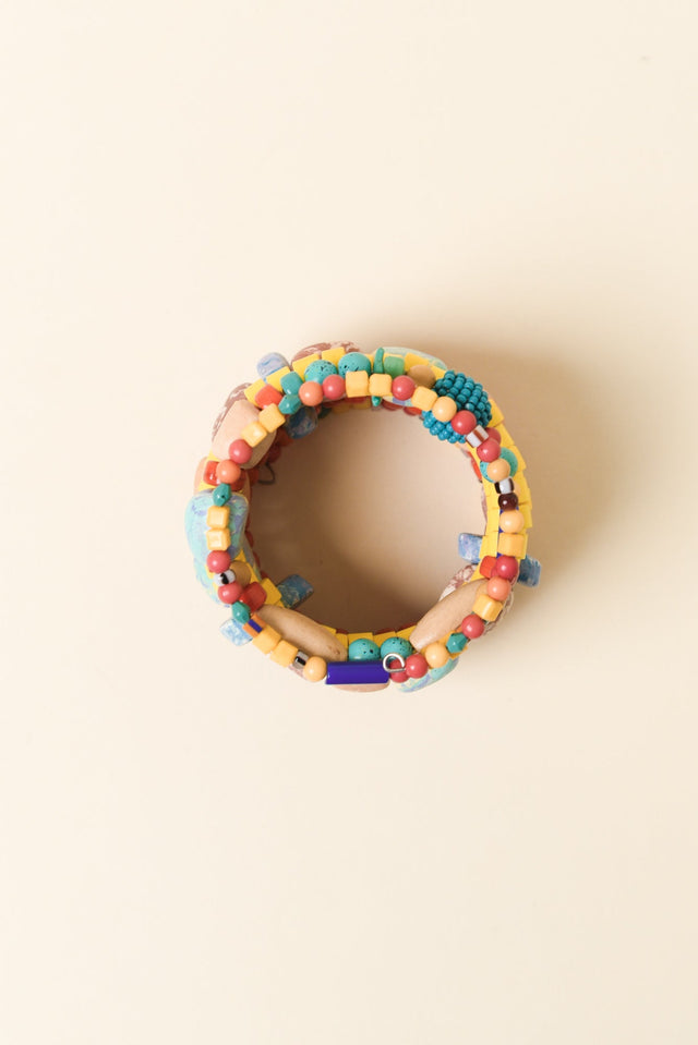 Darlene Yellow Beaded Bracelet Set image 2