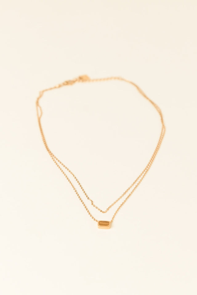 Deauville Gold Plated Layered Necklace