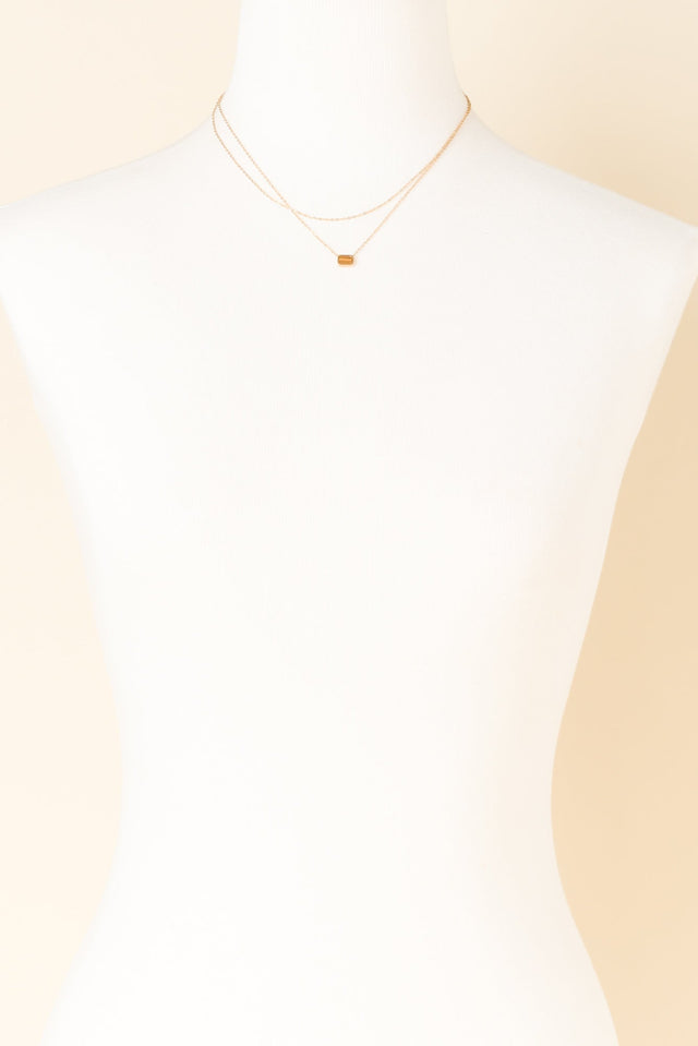 Deauville Gold Plated Layered Necklace