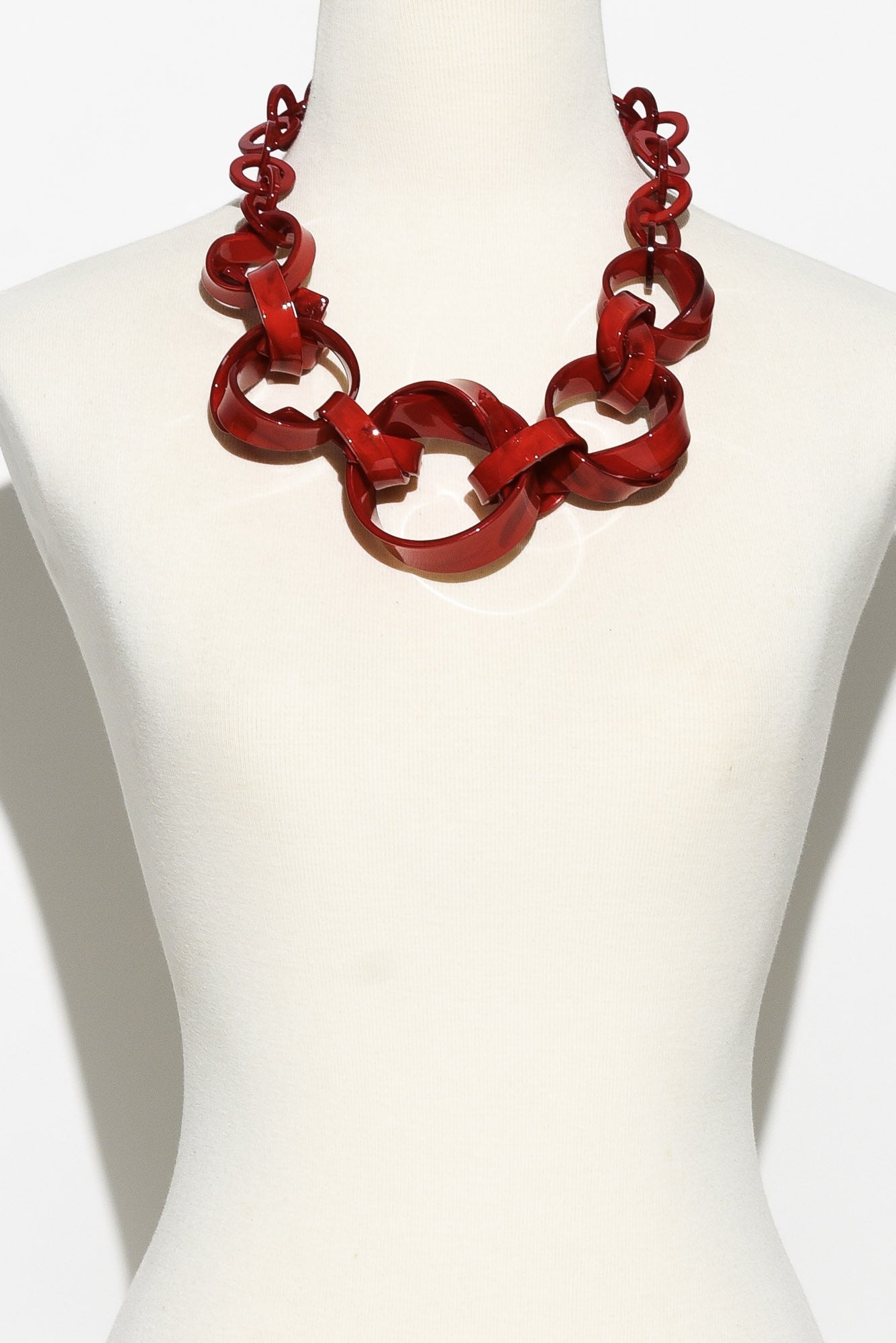 Denver Red Chain Necklace - Blue Bungalow NZ