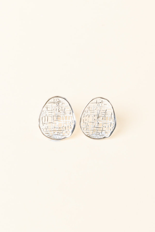 Doria Silver Clip On Earrings