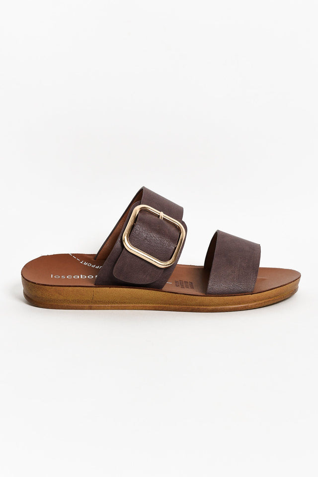 Doti Mocha Buckle Slide image 4