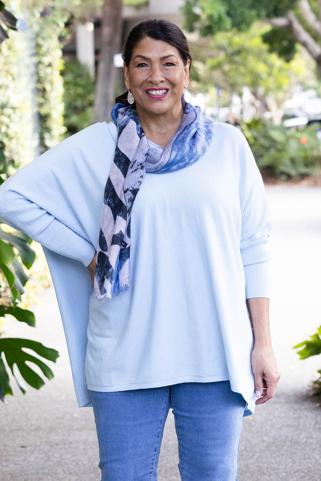 Duke Blue Abstract Scarf