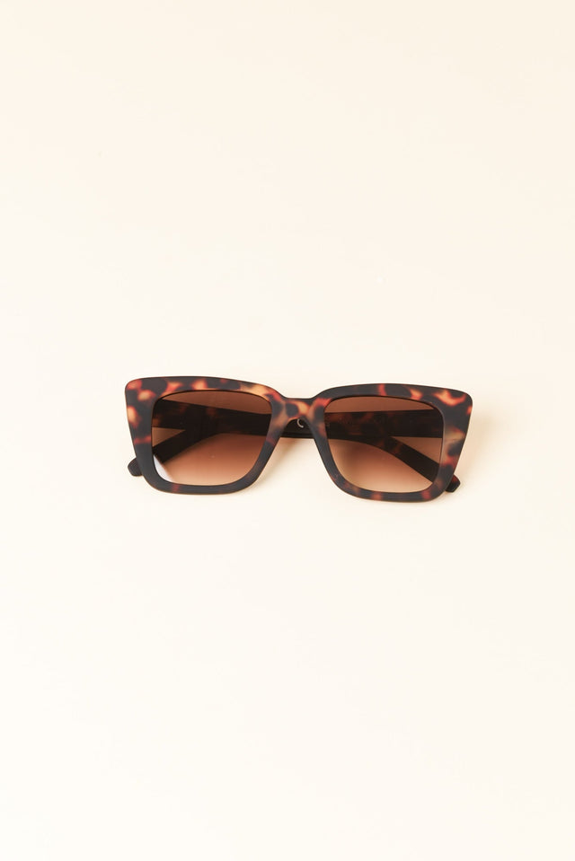 Elba Dark Tortoiseshell Sunglasses image 1