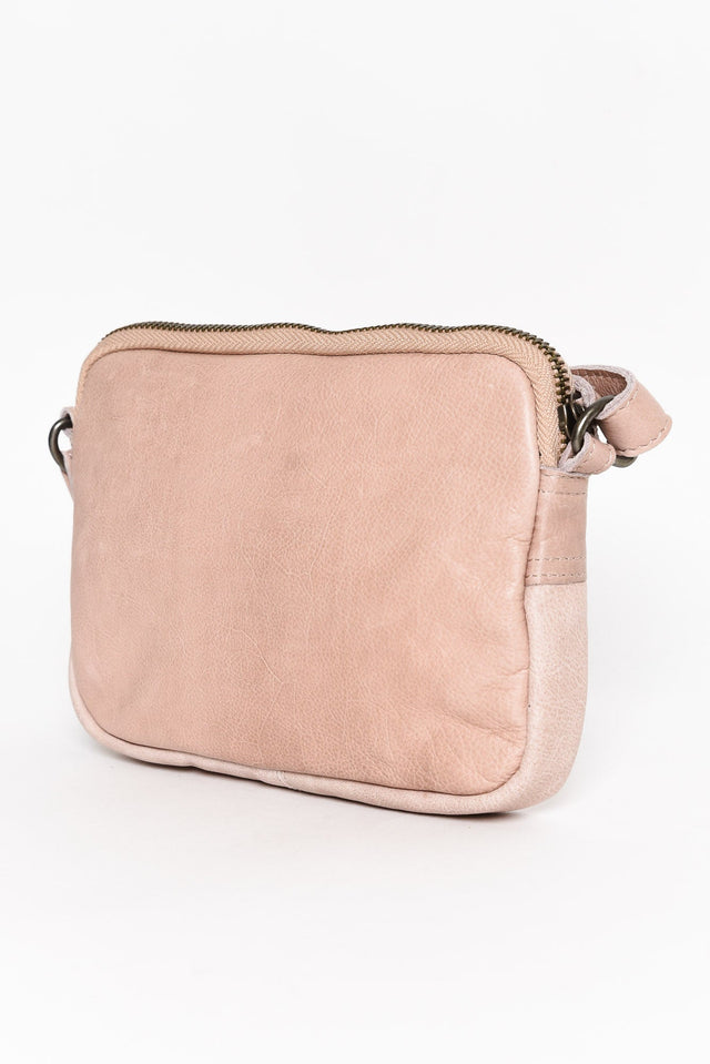 Emma Pink Leather Crossbody Bag