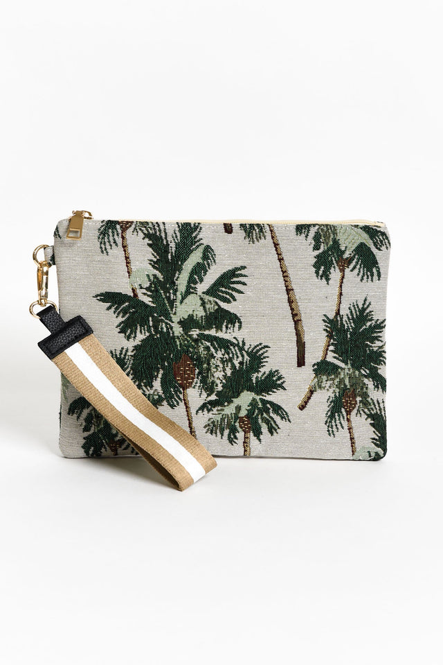 Emoha Green Palm Pouch